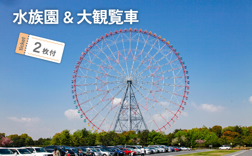 水族園＆大観覧車 ticket2枚付